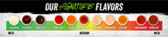 5.5" x 24" 3M Laminated Vinyl Signature Flavor Sticker