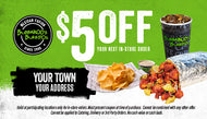 2"x3.5" Double Sided $5 OFF Discount Cards