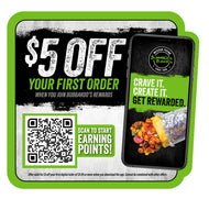 8"x8" 3M Laminated Vinyl Die Cut QR Code APP Decal