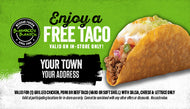 2"x3.5" Double Sided FREE TACO Discount Cards - Location Specific