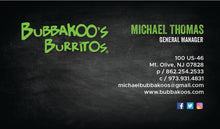 2"x3.5" Double Sided Employee / Manager / Owner Business Cards